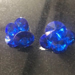 Sapphire blue earrings